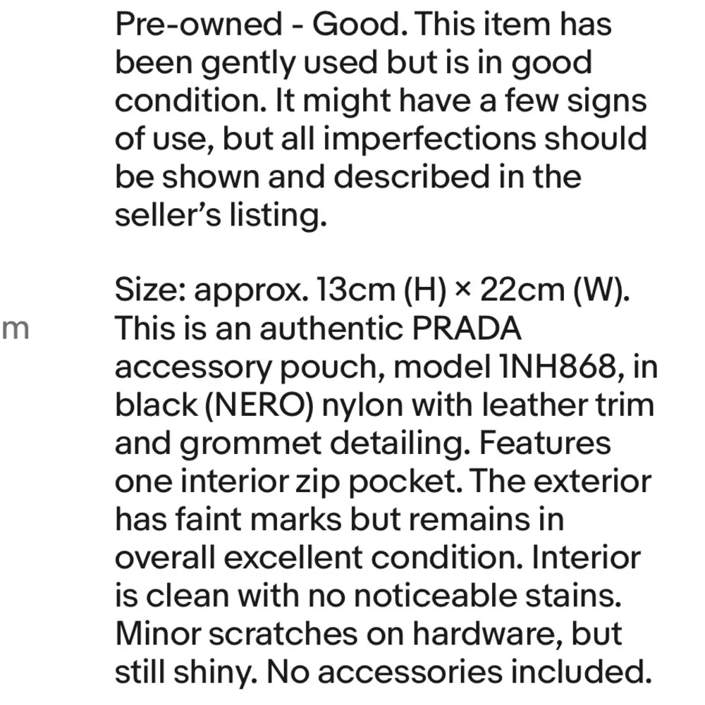 Prada Black Wristlet with Silver Eyelets - Picture 12 of 12